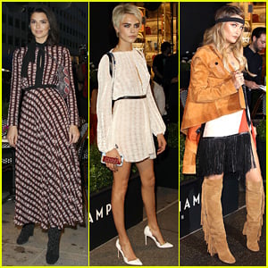 Cara Delevingne & Paris Jackson Hang Out with Kendall Jenner in NYC!
