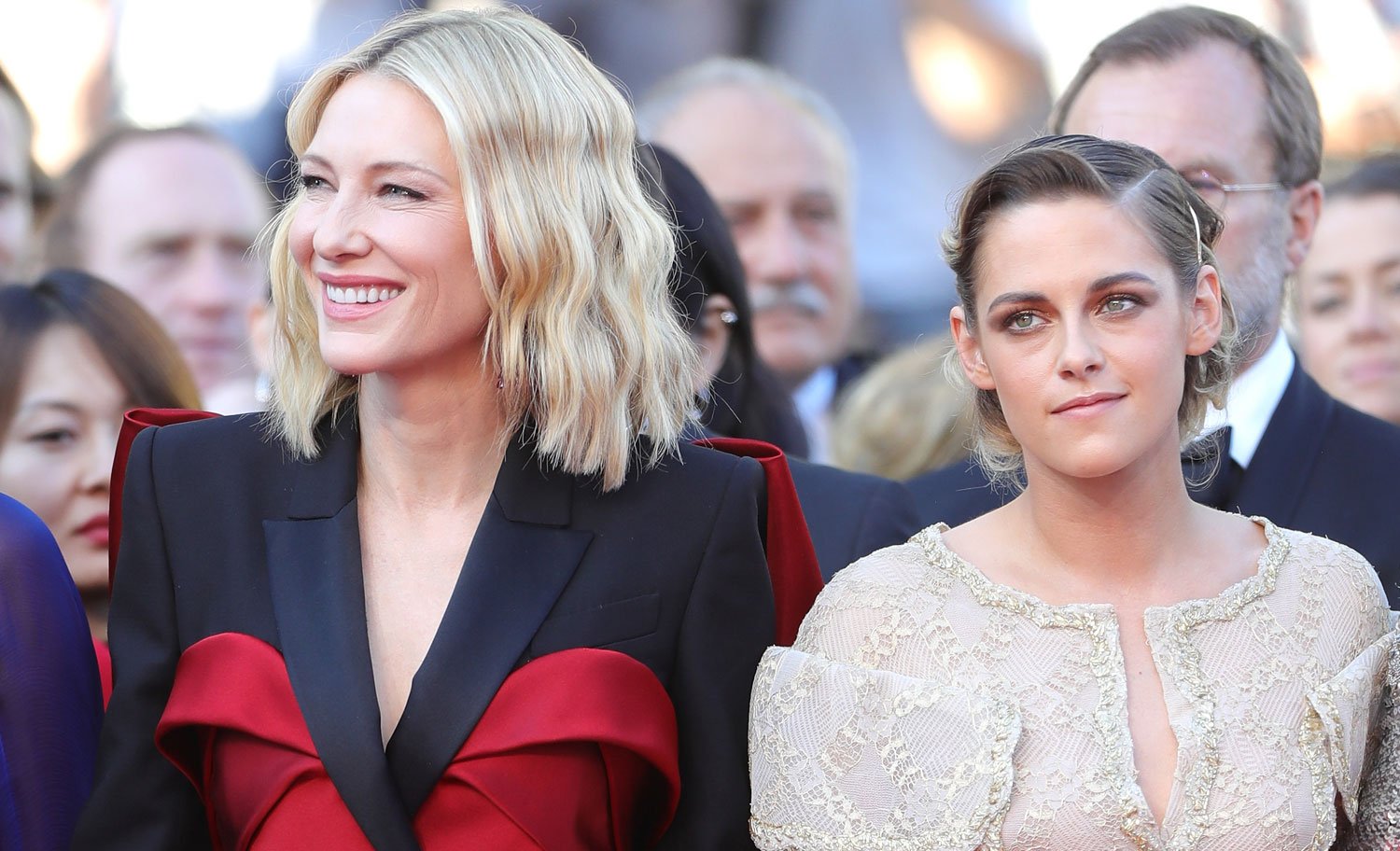 Lea Seydoux and Kristen Stewart attending the Closing Ceremony of