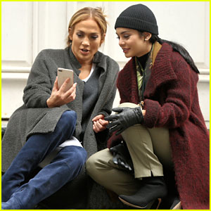 Vanessa Hudgens Films Stoop Scenes With Jennifer Lopez for ‘Second Act