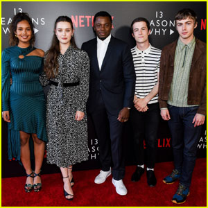 Katherine Langford & Dylan Minnette Join '13 Reasons Why Cast' For Netflix Event