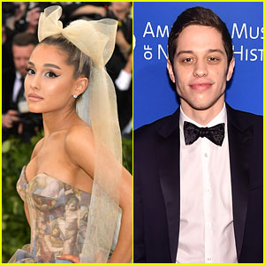 Ariana Grande & Pete Davidson Adorably Share a Snack - See the Pic!