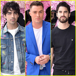Joe Jonas, Colton Haynes, & Darren Criss Show Off Unique Styles at Dior Homme Show!