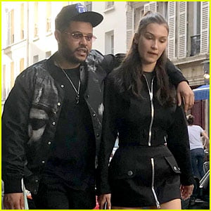 Bella Hadid Gets Cozy with The Weeknd in Paris!