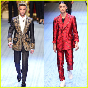 Cameron Dallas & Nash Grier Walk The Runway In Dolce&Gabbana Fashion Show | Cameron  Dallas, Naomi Campbell, Nash Grier, Tinie Tempah | Just Jared Jr.