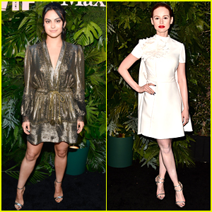 Camila Mendes & Madelaine Petsch Go Glam for Max Mara's Face of the Future 2018!