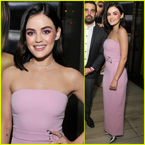 Lucy Hale Goes Pretty in Pink for Real is a Diamond Party!