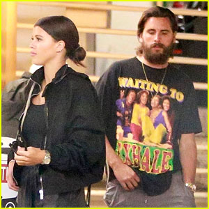 Sofia Richie Slays in Chic Black Outfit for Lunch Date With Scott Disick