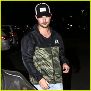 Taylor Lautner Steps Out for Japanese Food in Canoga Park