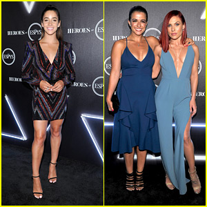 Sharna Burgess Supports Aly Raisman at Heroes At The Espys 2018 Party