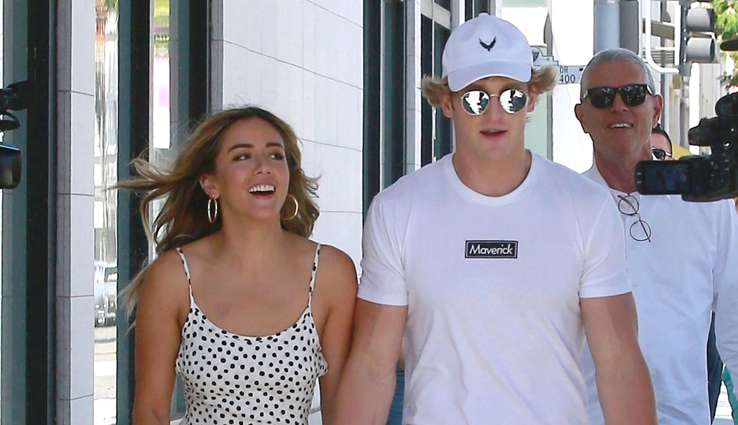 Logan Paul Shops with Girlfriend Chloe Bennet After She Defends