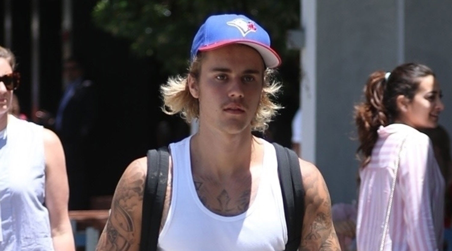 Justin Bieber Flaunts His Arm Muscles During Solo Breakfast Run