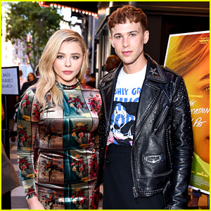 Tommy Dorfman Supports Chloe Moretz at Outfest Premiere!