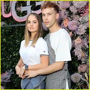 Debby Ryan & Tommy Dorfman Perfect Their Prom Pose at Ugg's Global Campaign Launch Party