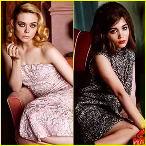 Elle Fanning & Rowan Blanchard Model Miu Miu Fashion for New Campaign!