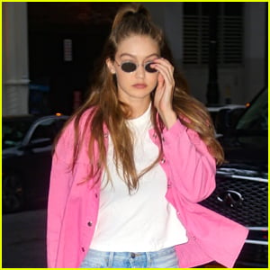 Gigi Hadid Goes Pretty in Pink While Shopping in NYC! | Gigi Hadid ...