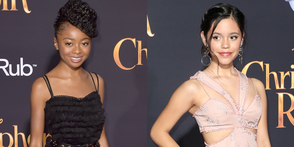 Jenna Ortega & Skai Jackson Glam Up For ‘Christopher Robin’ Premiere