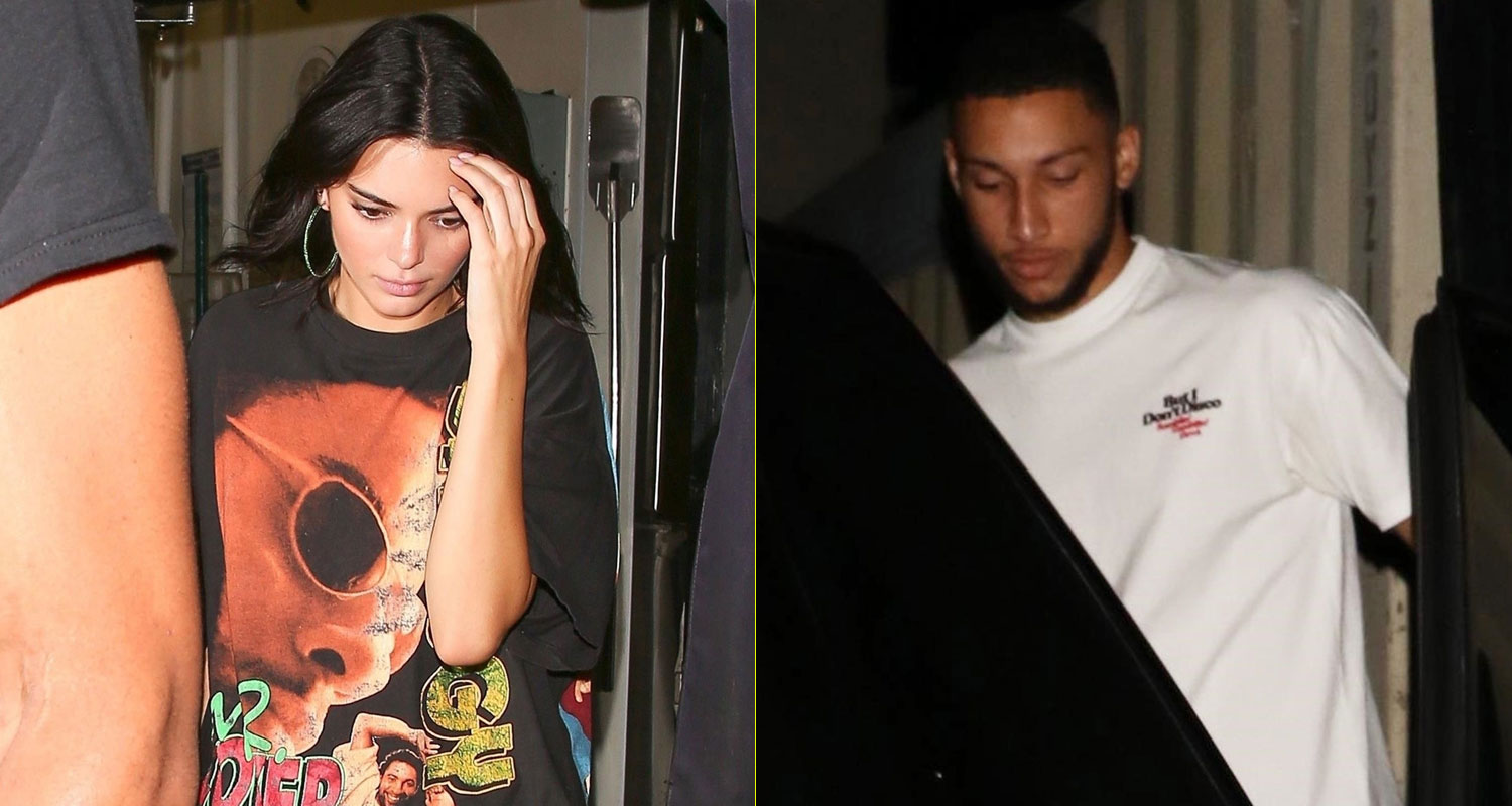 Kendall Jenner Getting Dinner With Ben Simmons July 30, 2018