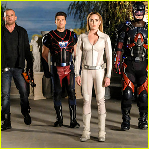 Caity Lotz Shares Super Silly Pics of 'Legends of Tomorrow' Cast Ahead of Season 4 Filming