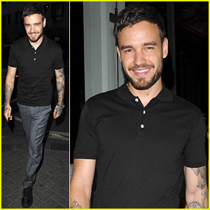 Liam Payne Looks Sharp While Grabbing Dinner With Pals
