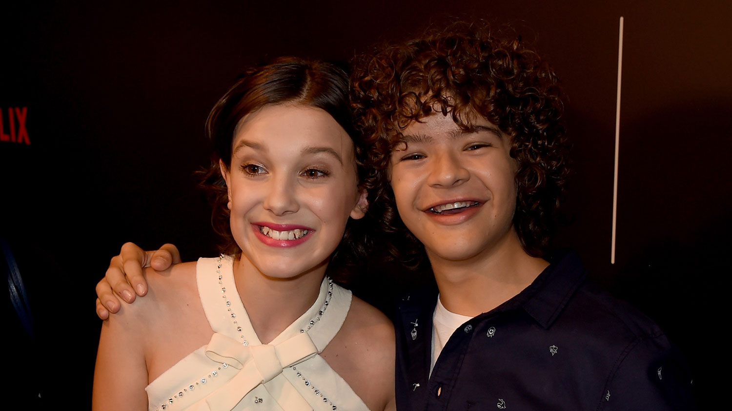 Millie Bobby Brown Checks Out Gaten Matarazzo’s Band Work In Progress