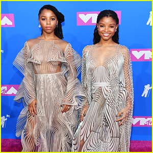 Chloe x Halle's Sheer Gowns Will Make You Dizzy at MTV VMAs 2018