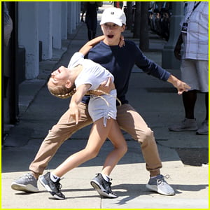 DWTS Juniors Pros Jake Monreal & Kamri Peterson Dance It Up In The Streets