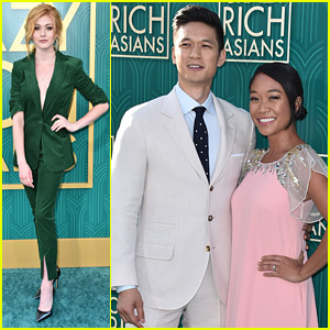 Katherine McNamara Supports Harry Shum, Jr. at 'Crazy Rich Asians' Premiere in LA
