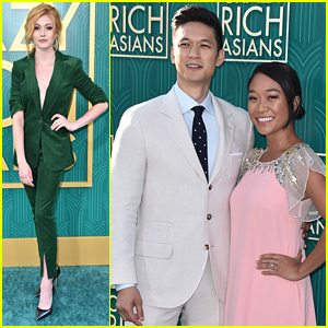 Katherine McNamara Supports Harry Shum, Jr. at ‘Crazy Rich Asians