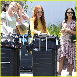 Lili Reinhart, Madelaine Petsch, & Camila Mendes Get Pampered Together at the Day of Indulgence