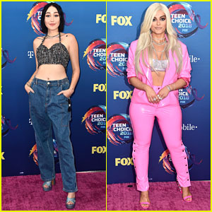 Noah Cyrus & Bebe Rexha Opt For Pant Looks at Teen Choice Awards 2018
