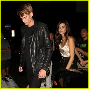 Presley Gerber & GF Charlotte D'Alessio Have a Night Out Together at Poppy!