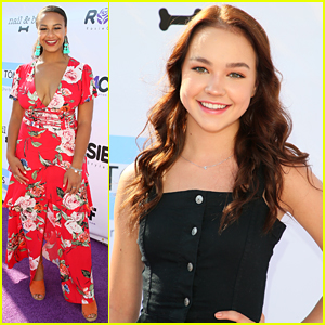 Sadie Stanley & Nia Sioux Step out For Grace Rose's Fashion Show Fundraiser
