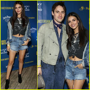 Victoria Justice & Reeve Carney Couple Up at Lollapalooza!