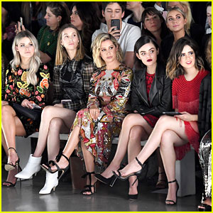 Ashley Tisdale, Lucy Hale, Laura Marano & More Sit Front Row at Naeem Khan