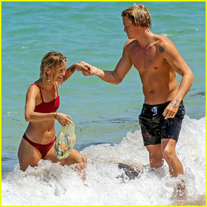 Cody Simpson Shows Off Shirtless Body with Girlfriend Clair Wuestenberg in Bali