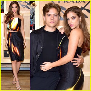 Dylan Sprouse & Barbara Palvin Couple Up at Prada Linea Rossa Launch