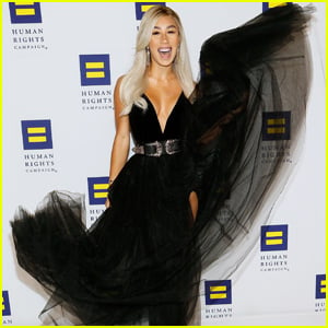 Eva Gutowski Gets Glam For Human Rights Campaign National Dinner