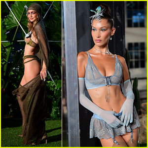 Rihanna Rules The Day At Lingerie Runway Show With Gigi & Bella Hadid