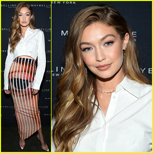 Gigi Hadid's Skirt at Maybelline Party Has a Big Eye On It!