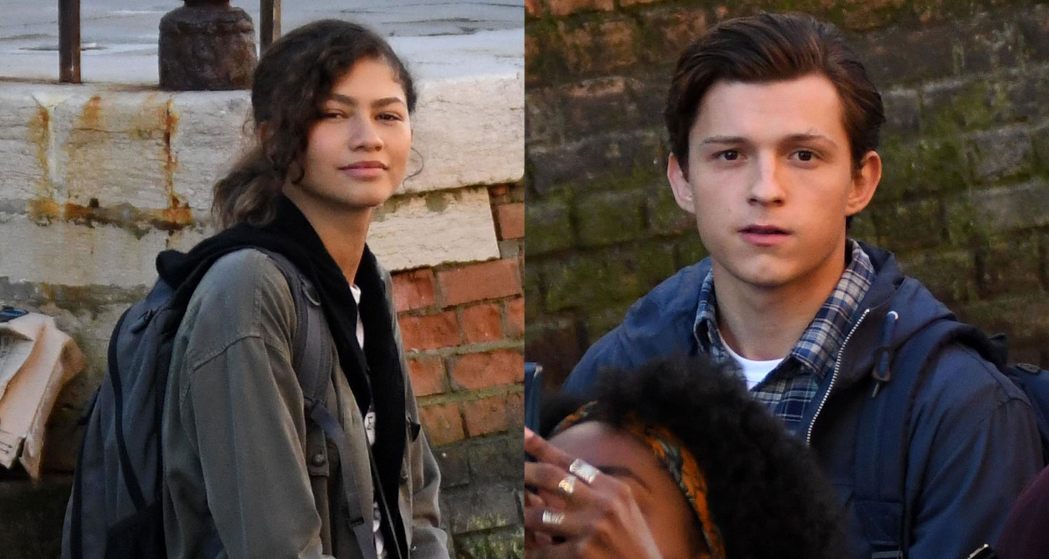 Zendaya & Tom Holland Continue Shooting ‘Spider-Man: Far From Home’ in ...