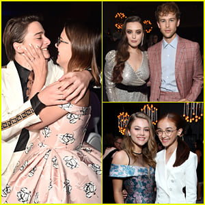 Katherine Langford, Millie Bobby Brown & Debby Ryan Party With Netflix at the Emmys