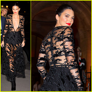 Kendall Jenner Is Sheerly Stunning in Paris!