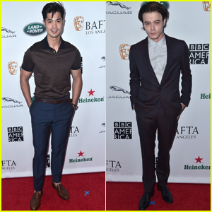 Ross Butler & Charlie Heaton Get Ready for the Emmys With Some Afternoon Tea!