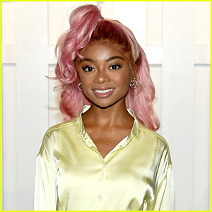 Skai Jackson Has A Message For Haters Who Didn't Like Her Pink & Green Hair During NYFW