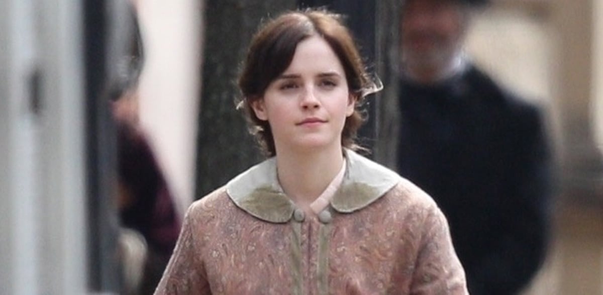 Emma Watson Dons Her Costume On ‘little Women’ Set Emma Watson Just Jared Jr