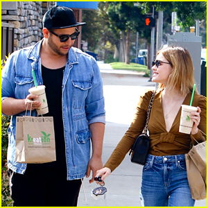 Lucy Hale Goes Back to Blonde Before Lunching With Stylist Lo VonRumpf