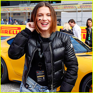 Millie Bobby Brown Plays Crew Chief at F1 Grand Prix Race