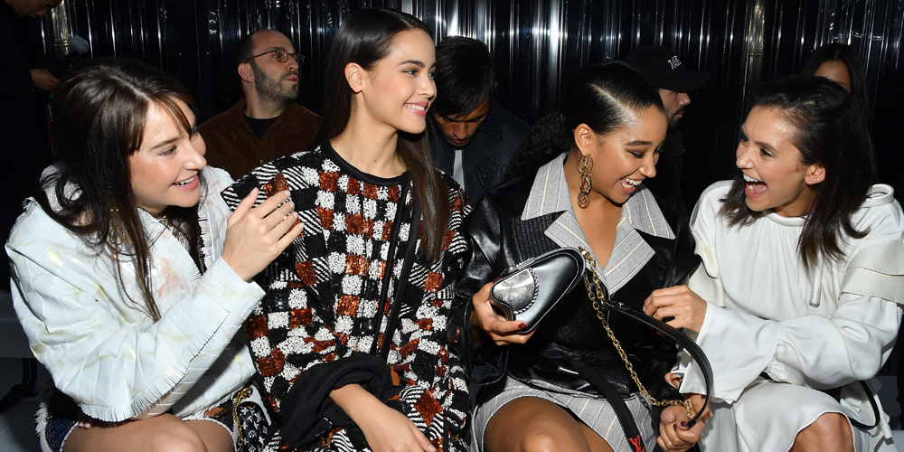 Shailene Woodley, Amandla Stenberg & Nina Dobrev Step Out For Louis ...