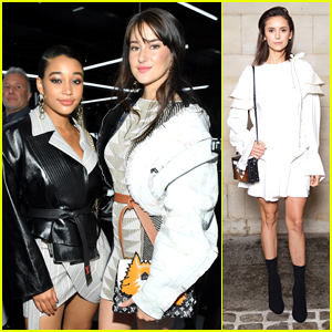 Shailene Woodley, Amandla Stenberg & Nina Dobrev Step Out For Louis ...