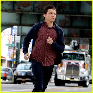 Tom Holland Makes a Speedy Exit While Filming 'Spider-Man: Far From Home'!